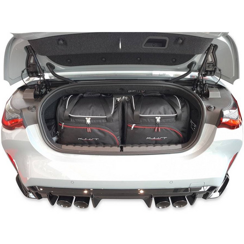 Reistassen Set 4-delig BMW 4 Serie Cabrio 2020+ Op Maat Auto Interieur Kofferbak Organizer Accessoires