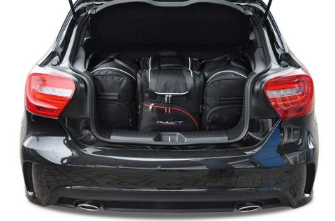 Mercedes-Benz A-Klasse Hatchback 2012-2017 Reistassen Set 4-delig Kofferbak Trunk Auto Car Bags