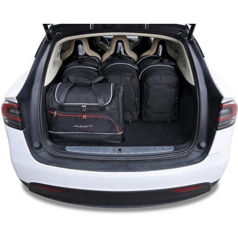 Tesla Model X 2016+ Trunk Reistassen 7-delig Organizer Weekendtassen Auto Interieur Accessoires