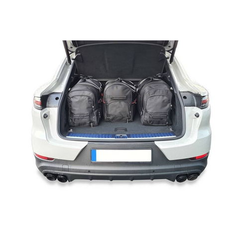 Reistassen Set 4-delig PORSCHE CAYENNE COUPE HYBRID 2020+ Op Maat Auto Interieur Kofferbak Organizer Accessoires