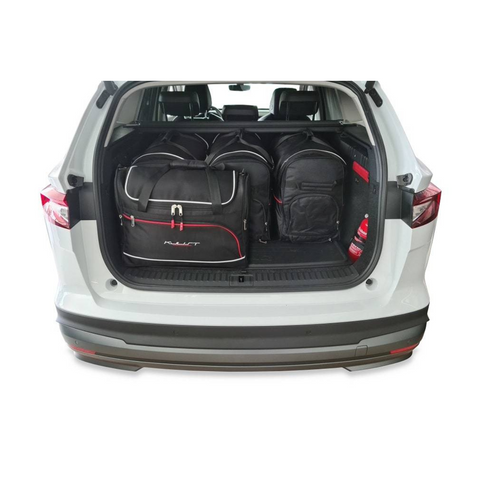 Reistassen Set 5-delig SKODA ENYAQ IV 2020+ Op Maat Auto Interieur Kofferbak Organizer Accessoires