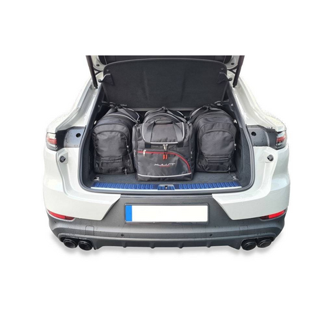 Reistassen Set 4-delig PORSCHE CAYENNE COUPE HYBRID 2020+ Op Maat Auto Interieur Kofferbak Organizer Accessoires