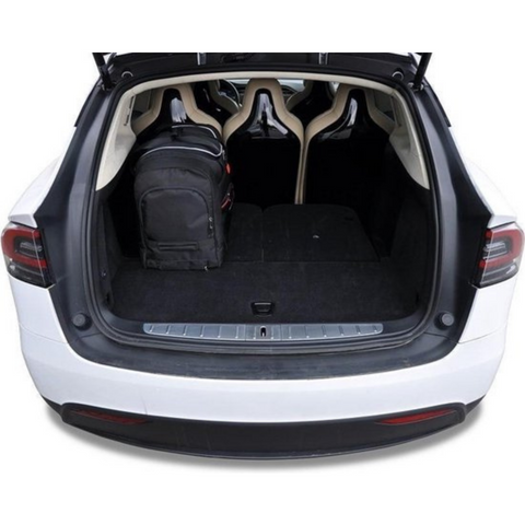 Tesla Model X 2016+ Trunk Reistassen 7-delig Organizer Weekendtassen Auto Interieur Accessoires