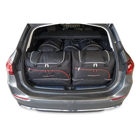 Reistassen Set 5-delig MERCEDES-BENZ C ESTATE 2021+ Op Maat Auto Interieur Kofferbak Organizer Accessoires