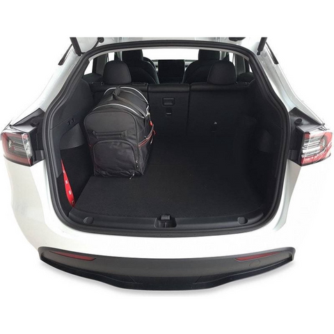 Tesla Model Y Reistassen op maat 9-delig Trunk en Frunk Organizer Weekendtassen Auto Accessoires