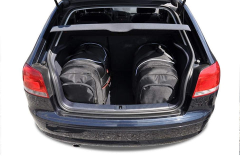 Audi A3 2003-2013 Reistassen Set 3-delig Kofferbak Trunk Weekendtassen Auto Op Maat Gemaakt Car Bag