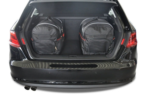 Audi A3 2012-2020 Reistassen Set 3-delig Kofferbak Trunk Weekendtassen Auto Op Maat Gemaakt Car Bag