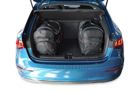 Audi A3 Sportback 2020+ Reistassen Set 3-delig Kofferbak Trunk Weekendtassen Auto Op Maat Gemaakt