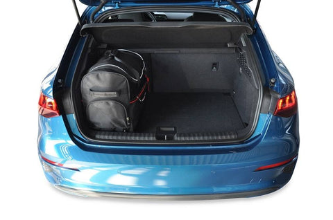 Audi A3 Sportback 2020+ Reistassen Set 3-delig Kofferbak Trunk Weekendtassen Auto Op Maat Gemaakt