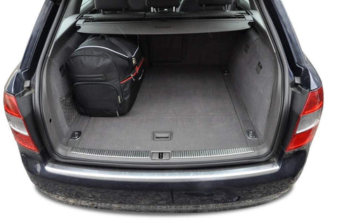 Audi A4 Avant 2001-2004 Reistassen Set 5-delig Kofferbak Weekendtas Auto Op Maat Gemaakt Car Bags
