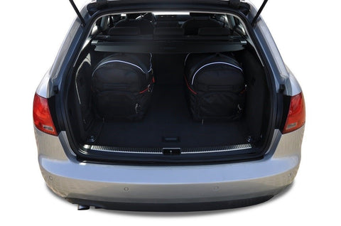Audi A4 Avant 2004-2008 Reistassen Set 5-delig Kofferbak Weekendtas Auto Op Maat Gemaakt Car Bags