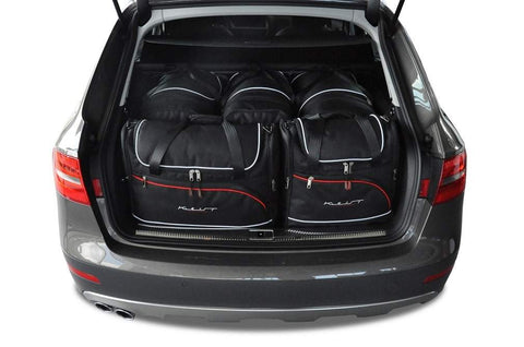 Audi A4 Avant 2008-2015 Reistassen Set 5-delig Kofferbak Weekendtas Auto Op Maat Gemaakt Car Bags