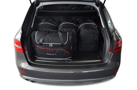 Audi A4 Avant 2008-2015 Reistassen Set 5-delig Kofferbak Weekendtas Auto Op Maat Gemaakt Car Bags