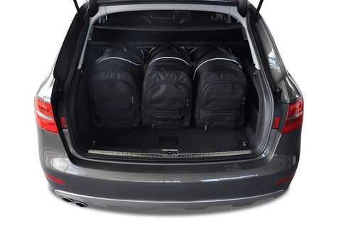 Audi A4 Avant 2008-2015 Reistassen Set 5-delig Kofferbak Weekendtas Auto Op Maat Gemaakt Car Bags