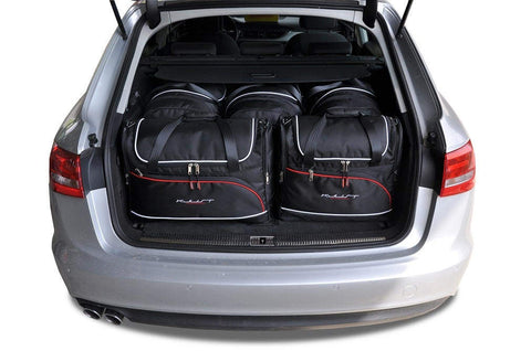 Audi A6 Avant 2011-2017 Reistassen Set 5-delig Kofferbak Trunk Weekendtassen Auto Op Maat Car Bags