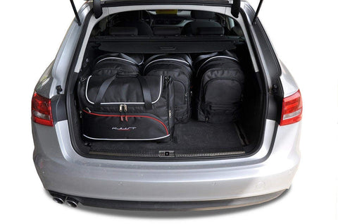 Audi A6 Avant 2011-2017 Reistassen Set 5-delig Kofferbak Trunk Weekendtassen Auto Op Maat Car Bags