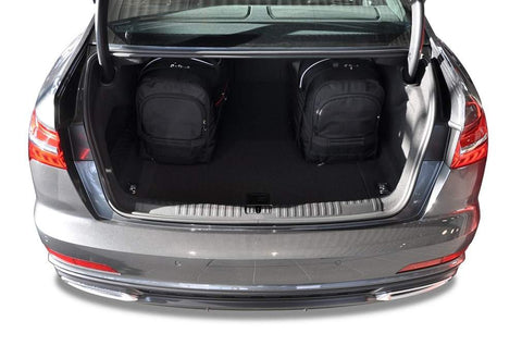 Audi A6 Limousine 2018+ Reistassen Set 5-delig Trunk Weekendtassen Auto Op Maat Gemaakt Car Bags