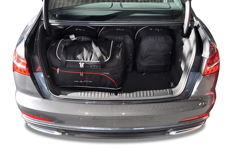 Audi A6 Limousine 2018+ Reistassen Set 5-delig Trunk Weekendtassen Auto Op Maat Gemaakt Car Bags