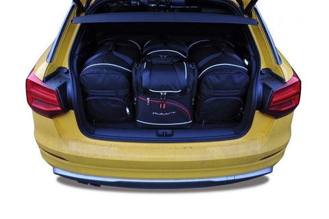 Audi Q2 2016+ Reistassen Set 4-delig Kofferbak Trunk Weekendtassen Auto Op Maat Gemaakt Car Bags