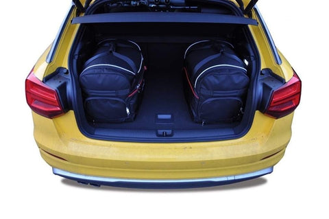 Audi Q2 2016+ Reistassen Set 4-delig Kofferbak Trunk Weekendtassen Auto Op Maat Gemaakt Car Bags