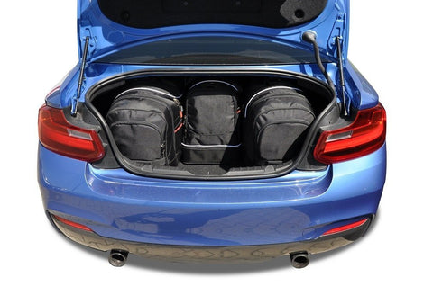 BMW 2 Serie Coupé 2013+ Reistassen Set 4-delig Trunk Weekendtassen Auto Op Maat Gemaakt Car Bags