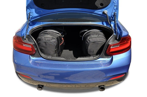 BMW 2 Serie Coupé 2013+ Reistassen Set 4-delig Trunk Weekendtassen Auto Op Maat Gemaakt Car Bags