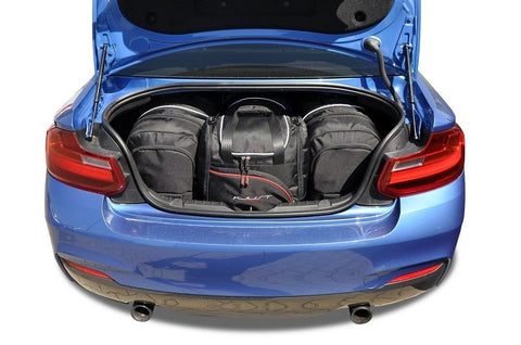 BMW 2 Serie Coupé 2013+ Reistassen Set 4-delig Trunk Weekendtassen Auto Op Maat Gemaakt Car Bags