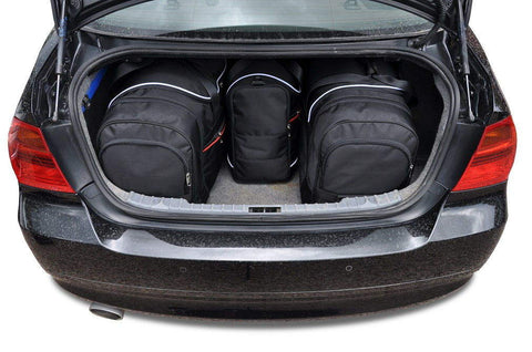 BMW 3 Serie Limousine 2004-2013 Reistassen Set 4-delig Kofferbak Trunk Weekendtassen Auto Car Bags