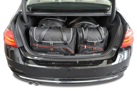 BMW 3 Serie Limousine 2012-2018 Reistassen Set 4-delig Kofferbak Trunk Weekendtassen Auto Car Bags