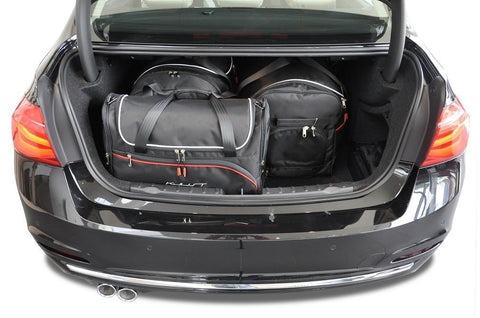 BMW 3 Serie Limousine 2012-2018 Reistassen Set 4-delig Kofferbak Trunk Weekendtassen Auto Car Bags