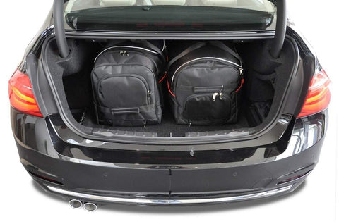 BMW 3 Serie Limousine 2012-2018 Reistassen Set 4-delig Kofferbak Trunk Weekendtassen Auto Car Bags