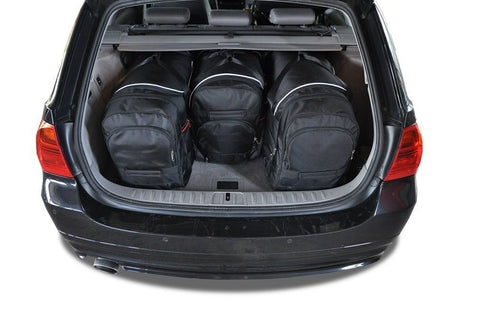 BMW 3 Serie Touring 2005-2013 Reistassen Set 4-delig Kofferbak Trunk Weekendtassen Auto Car Bags