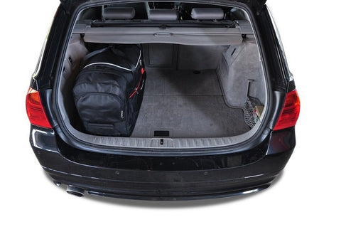 BMW 3 Serie Touring 2005-2013 Reistassen Set 4-delig Kofferbak Trunk Weekendtassen Auto Car Bags