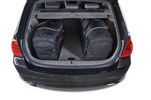 BMW 3 Serie Touring 2005-2013 Reistassen Set 4-delig Kofferbak Trunk Weekendtassen Auto Car Bags