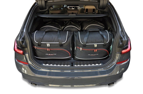 BMW 3 Serie Touring 2019+ Reistassen Set 5-delig Kofferbak Weekendtassen Auto Maat Gemaakt Car Bags
