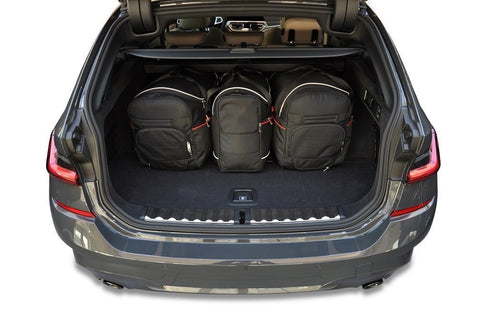 BMW 3 Serie Touring 2019+ Reistassen Set 5-delig Kofferbak Weekendtassen Auto Maat Gemaakt Car Bags