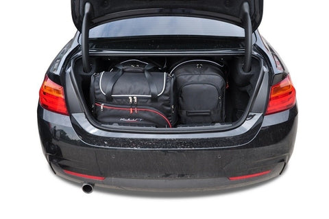 BMW 4 Serie Coupé 2013+ Reistassen Set 4-delig Kofferbak Trunk Weekendtassen Auto Op Maat Car Bags