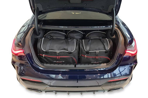 BMW 4 Serie Coupé 2020+ Reistassen Set 5-delig Kofferbak Trunk Weekendtassen Auto Op Maat Gemaakt