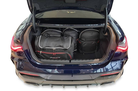 BMW 4 Serie Coupé 2020+ Reistassen Set 5-delig Kofferbak Trunk Weekendtassen Auto Op Maat Gemaakt