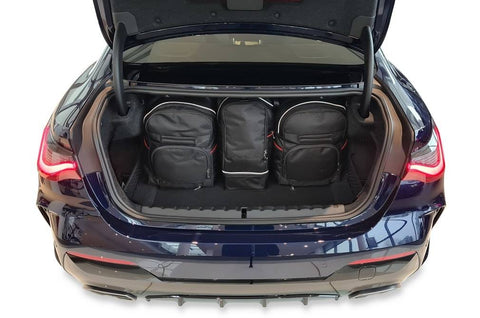 BMW 4 Serie Coupé 2020+ Reistassen Set 5-delig Kofferbak Trunk Weekendtassen Auto Op Maat Gemaakt