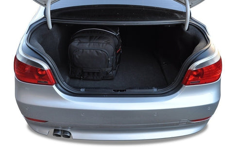 BMW 5 Serie Limousine 2003-2010 Reistassen Set 4-delig Kofferbak Trunk Weekendtassen Auto Car Bags