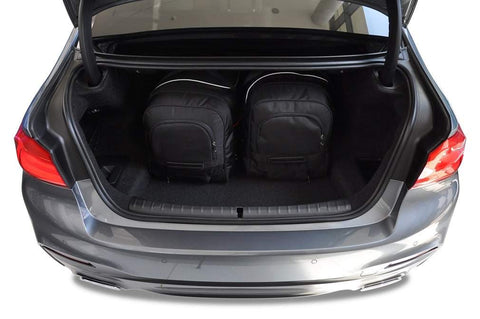 BMW 5 Serie Limousine 2016+ Reistassen Set 4-delig Kofferbak Trunk Auto Op Maat Gemaakt Car Bags