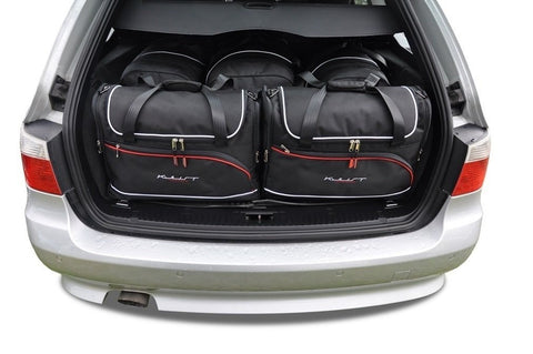 BMW 5 Serie Touring 2003-2010 Reistassen Set 5-delig Weekendtassen Auto Op Maat Gemaakt Car Bags