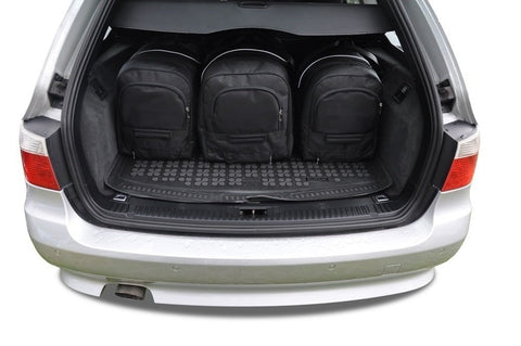 BMW 5 Serie Touring 2003-2010 Reistassen Set 5-delig Weekendtassen Auto Op Maat Gemaakt Car Bags