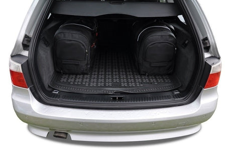 BMW 5 Serie Touring 2003-2010 Reistassen Set 5-delig Weekendtassen Auto Op Maat Gemaakt Car Bags
