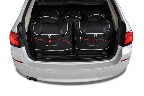 BMW 5 Serie Touring 2010-2017 Reistassen Set 5-delig Kofferbak Trunk Auto Op Maat Gemaakt Car Bags