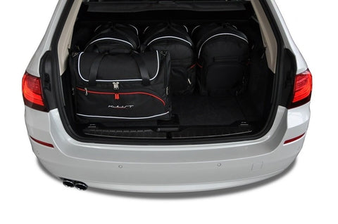 BMW 5 Serie Touring 2010-2017 Reistassen Set 5-delig Kofferbak Trunk Auto Op Maat Gemaakt Car Bags