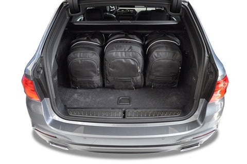 BMW 5 Serie Touring 2017+ Reistassen Set 5-delig Trunk Weekendtassen Auto Op Maat Gemaakt Car Bags
