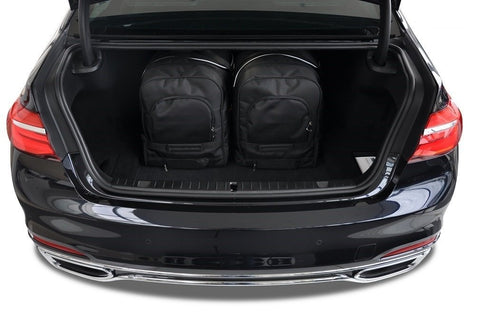 BMW 7 Serie 2015+ Reistassen Set 4-delig Kofferbak Weekendtassen Auto Op Maat Gemaakt Car Bags