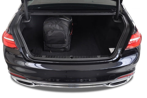 BMW 7 Serie 2015+ Reistassen Set 4-delig Kofferbak Weekendtassen Auto Op Maat Gemaakt Car Bags